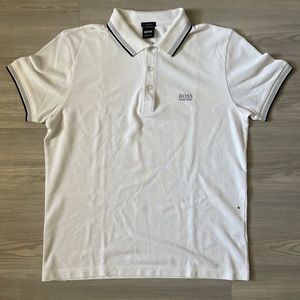 Boss by Hugo Boss White Polo Shirt